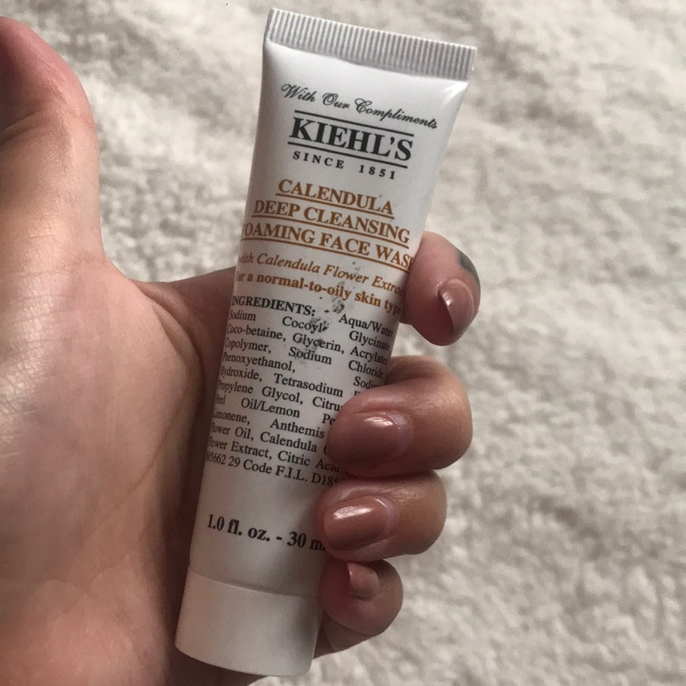Travel Kiehls Calendula cleansing face wash